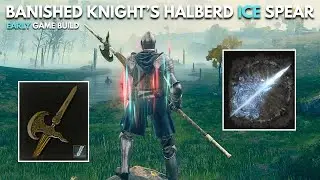 ELDEN RING OP Banished Knight's Halberd Ice Spear (Early Game Build)