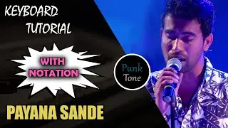 Payana Sande - Damith Asanka Song Keyboard tutorial with notation