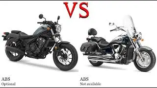 Honda CMX Rebel 500 vs Kawasaki VN 2000 Vulcan Test specification comparison