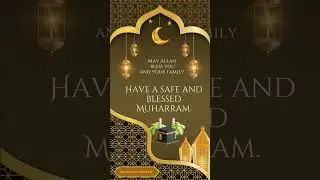 Muharram Wish/Islamic New Year Wishes and Greetings /#rtnandhusworld #muharram #shorts