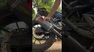 Installing Akrapovic Evolution Exhaust On MT15 #malayalammotovlog #automobile #kerala #mt15