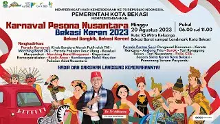 Karnaval Pesona Nusantara Bekasi Keren 2023