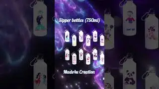 Printed sipper bottles (750ml) | Gifts for every occasion | Gift customized #customized #diy #video