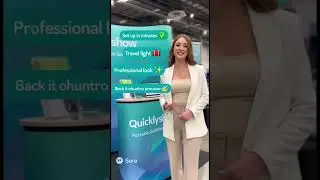 Trade show booth setup made easy:why portable displays work best#tradeshowbooth #tradeshows #sora