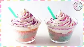 UNICORN FRAPPUCCINO CUPCAKES, STARBUCKS UNICORN FRAPPUCCINO CAKE - SUGARCODER