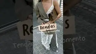 Looks com rendas est&atilde;o super em alta!!!Vai aderir essa tendencia? #tendencia #looks #rendas