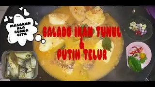 CARA MEMASAK BALADO IKAN TUNUL DAN PUTIH TELUR || MASAKAN SEDERHANA || MASAKAN JAWA