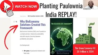 Paulownia Growing India Talk BioEconomy Solutions - THE FULL REPLAY From The Live Event! #facts #diy