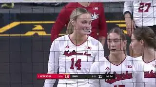 #1 Nebraska Vs Iowa | NCAA Women Volleyball Full Match 11/19/2023