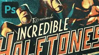A New Kind of Halftone in Photoshop | Texturelabs Retratone