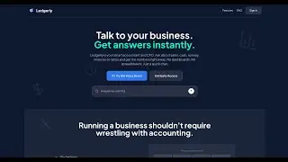 Ledgerly: Talk to Your Business: AI-Powered Accounting That Actually Makes Sense | Demo