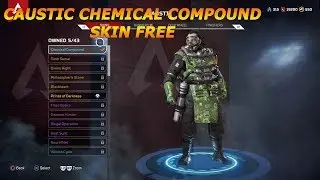 APEX LEGENDS TWITCH PRIME LOOT FREE! CAUSTIC CHEMICAL COMPOUND SKIN