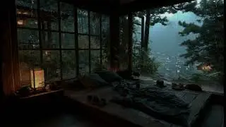 Calm Rain Surrounding the Forest Cabin 🌧 | Deep Sleep Rain Ambience