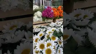 Michaels flowers on sale 50% off Home Decor and wreath supplies #wreath #craftsupplies #haul