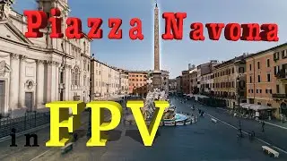 Volo in FPV a Piazza Navona, Roma | UNCUTTED