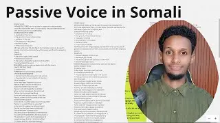 6 Bilood ku baro English | Passive Voice in Somali P. 1/3 | Lesson 11
