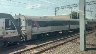 NJ Transit North Jersey Coast Local Train #7240 to New York arriving Long Branch w/Comets