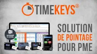 Pointeuse Badgeuse timekeys avec logiciel gestion des temps