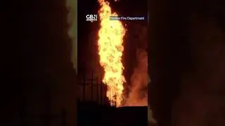 A gas pipeline exploded in Beaver County, Oklahoma #GBnews #GBNamerica