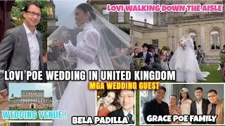 Actual Video: LOVI POE Wedding BRIDAL WALK and HAPPENINGS in UNITED KINGDOM