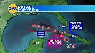 Hurricane Rafael expected to hit Cuba as a Category 2 storm