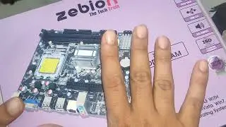 Cheapest motherboard #zebionG41supports DDR3 RAM |budget computer only2100rs@sawariyainfotech9346