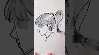 Sketching with fountain pen (ASMR)