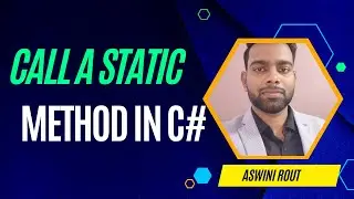 Call a static method in C# - Session 5