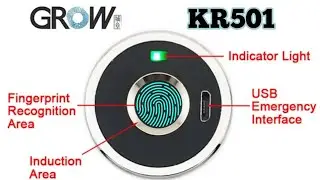 GROW KR501 Finger Print Module | No Microcontroller Needed ✓