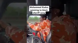 Mohammed kudus jamming to black sheriff song #kudus #blacksherif #ghanamusic