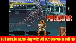 Aliens vs Predators Arcade Game Full Game Play w/ Cut Scenes in HD📺