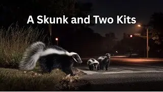 Day 33 &ndash; A Skunk and Two Kits