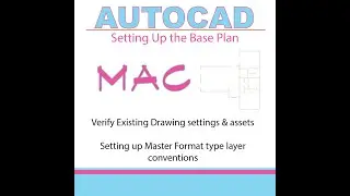 AutoCAD Mac: Verifying and Setting a Base Plan