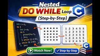 Learn Nested Do While Loop in C | Easy Explanation for Beginners | Simple & Clear Explanation
