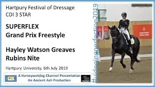 Hartpury Festival of Dressage: Hayley Watson Greaves and Rubins Nite