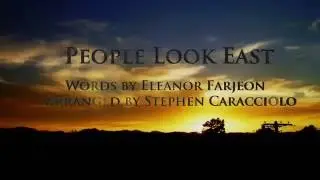 People look East