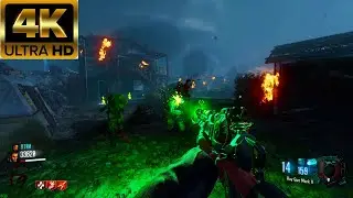 BLACK OPS 3 ZOMBIES: NUKETOWN REMASTERED GAMEPLAY 4K! (NO COMMENTARY)
