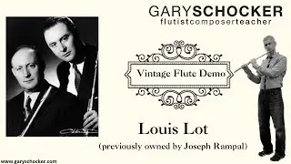 Vintage Flute Demo: Joseph Rampal Louis Lot