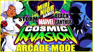 MARVEL COSMIC INVASION 🔴Live &mdash;  MODO ARCADE (Storm + Black Panther) #Marvel #RetroGaming #Live