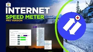 Pro Version Net Speed Meter Plus | Windows 10 | Windows 11 | Internet Monitor | Internet Speed Test