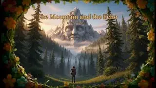 The Mountain and the Echo ⛰️ | Moral Story | Tiny Tales | Words & Kindness Animated Short