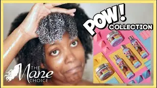 Trying the NEW Mane Choice POW Collection on my 4C Hair! Let's talk lol | KandidKinks