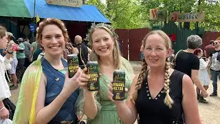 Scarf art and a battle royale! At the Georgia Ren Fest (2023)