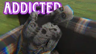 Playing horror game based on ''addiction''