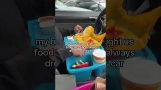 my boyfriend bought us food trays since i always drop food in his car