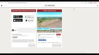 Heartland Real Estate Services tutorial on how to register and bid for our online auctions.