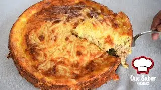 Torta de Atum no Liquidificador Low Carb Fácil e Simples - Receitas Fit
