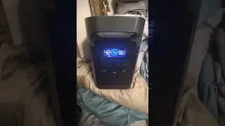 The new EcoFlow Delta 1000 powering a 12k btu window A/C with no problem