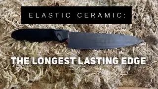 The Longest Lasting Edge.  By Far . H.I.C Elastic Ceramic Kitchen Knife