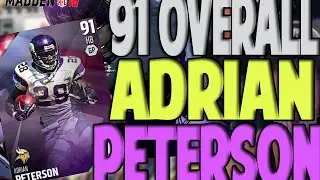 91 OVERALL ADRIAN PETERSON | MADDEN 16 ULTIMATE TEAM PACK OPENING | ELITE PULL!!